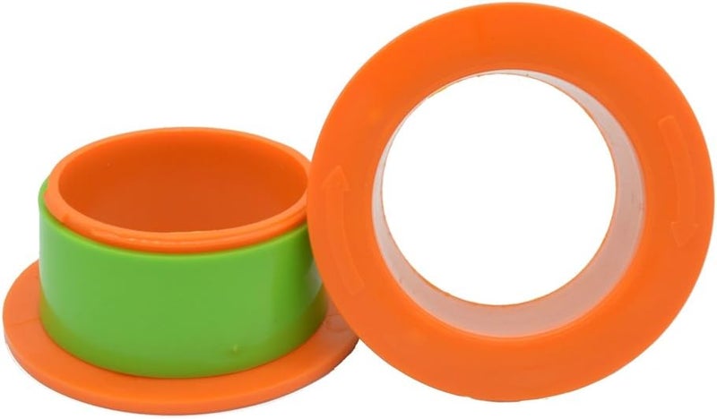 ELFJOY Stretch Film Dispenser Stretch Wrap Dispenser for 3" Core Film Shrink Wrap Holder for Shipping Pallet Packing and Moving Supplies Orange 1 Pairs - Image 4